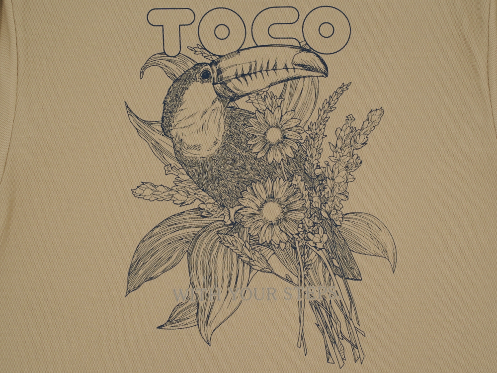 TOCOブランドの象徴、オニオオハシが主役